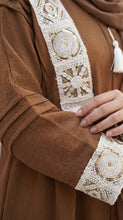 Load image into Gallery viewer, Golden Hour Linen Abaya
