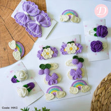 Load image into Gallery viewer, Cherry Crochet Hair Bows
