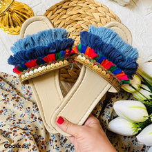 Load image into Gallery viewer, Marwa Handmade Slippers - Leather
