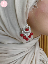 Load image into Gallery viewer, Yara Earrings - Silver Metal

