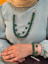 Load image into Gallery viewer, Ashwa Elegant Set - Malachite Stones
