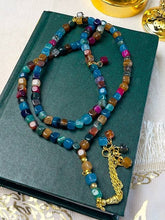 Load image into Gallery viewer, Menna Shiny Rosary - Colorful Agate
