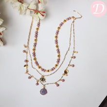 Load image into Gallery viewer, Violeta Necklace - Crystal and Hematite
