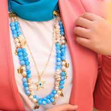 Load image into Gallery viewer, White Star Turquoise Set - Colorful Stones
