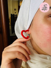 Load image into Gallery viewer, Heart Earrings - Acrylic
