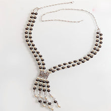 Load image into Gallery viewer, The royal Elegant Set - Pearl with Hematite Stone
