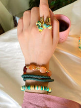Load image into Gallery viewer, Yara Magnificent Set - Leather And Agate
