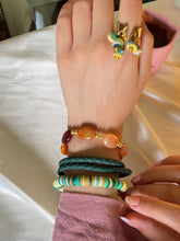 Load image into Gallery viewer, Yara Magnificent Set - Leather And Agate
