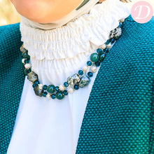 Load image into Gallery viewer, Ohood Agate Necklace - Green Agate
