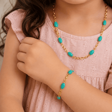 Load image into Gallery viewer, Hoda Kids Set - Turquoise Stone
