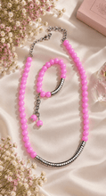 Load image into Gallery viewer, Leen agate jewelry set close-up
