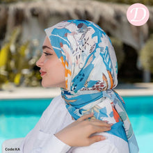 Load image into Gallery viewer, Kawthar Scarf - Digital Chiffon
