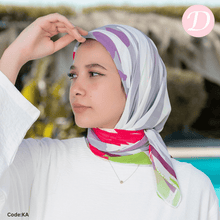 Load image into Gallery viewer, Yomna Scarf - Digital Chiffon
