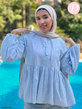 Load image into Gallery viewer, Nour Simple Blouse - Linen
