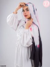 Load image into Gallery viewer, Rock Stone Scarf - Tie-Dye Cotton - Pink
