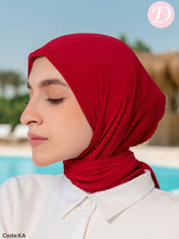 Load image into Gallery viewer, Lama  Plissea Scarf - Crepe Chiffon
