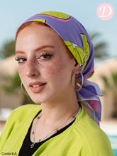 Load image into Gallery viewer, Eman Scarf - Cotton And Satin
