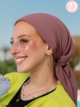 Load image into Gallery viewer, Lama  Plissea Scarf - Crepe Chiffon
