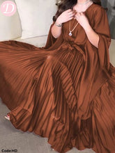 Load image into Gallery viewer, Mawada Elegant Dress -  Belsia Satin

