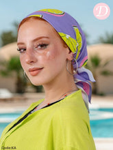 Load image into Gallery viewer, Eman Scarf - Cotton And Satin
