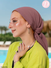 Load image into Gallery viewer, Lama  Plissea Scarf - Crepe Chiffon
