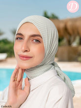 Load image into Gallery viewer, Lama  Plissea Scarf - Crepe Chiffon
