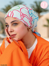 Load image into Gallery viewer, Rahma Scarf - Cotton And Satin
