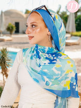 Load image into Gallery viewer, Qamar Scarf - Crepe Chiffon
