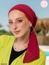 Load image into Gallery viewer, Lama  Plissea Scarf - Crepe Chiffon

