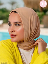 Load image into Gallery viewer, Lama  Plissea Scarf - Crepe Chiffon
