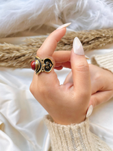 Load image into Gallery viewer, Qamar Agate Ring - Pure Copper
