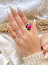 Load image into Gallery viewer, Qamar Agate Ring - Pure Copper
