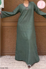 Load image into Gallery viewer, Sola Jalabiya - Linen
