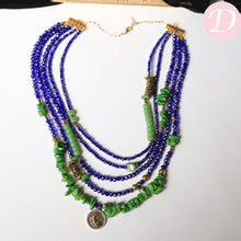 Load image into Gallery viewer, Oro Crystal Necklace - Seashell and Crystal

