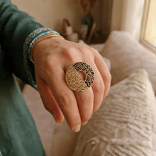 Load image into Gallery viewer, Artful Ring - Gold Plated
