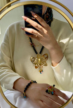 Load image into Gallery viewer, Bella Butterfly Set - Onyx And Agate Stones
