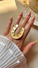 Load image into Gallery viewer, Horseshoe Ring - Stainless Steel
