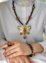 Load image into Gallery viewer, Bella Butterfly Set - Onyx And Agate Stones
