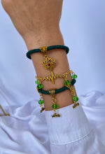 Load image into Gallery viewer, Green Bracelet – Leather Set
