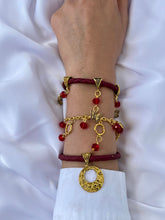 Load image into Gallery viewer, Red Bracelet – Leather Set
