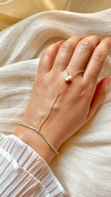 Load image into Gallery viewer, Small Butterfly Hand Chain - Stainless Steel
