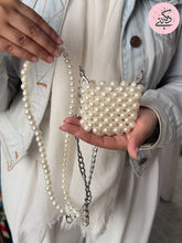 Load image into Gallery viewer, Zainab Airpods Bag - Pearl Stones
