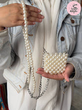 Load image into Gallery viewer, Zainab Airpods Bag - Pearl Stones
