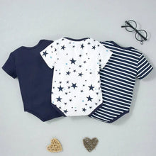 Load image into Gallery viewer, Babies Navy Bodysuits Set - Polyester

