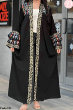 Load image into Gallery viewer, Leen Arabic Cardigan - Crepe
