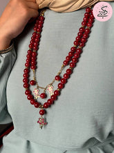 Load image into Gallery viewer, Basant Delicate Necklace - Alabaster Stones

