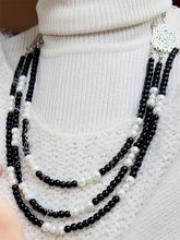 Load image into Gallery viewer, Night Magic Set - Black Onyx And Pearl Stones
