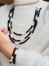 Load image into Gallery viewer, Night Magic Set - Black Onyx And Pearl Stones

