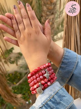Load image into Gallery viewer, Red Bracelet Set
