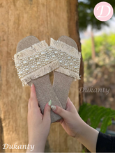 Load image into Gallery viewer, Sara Slippers - Linen
